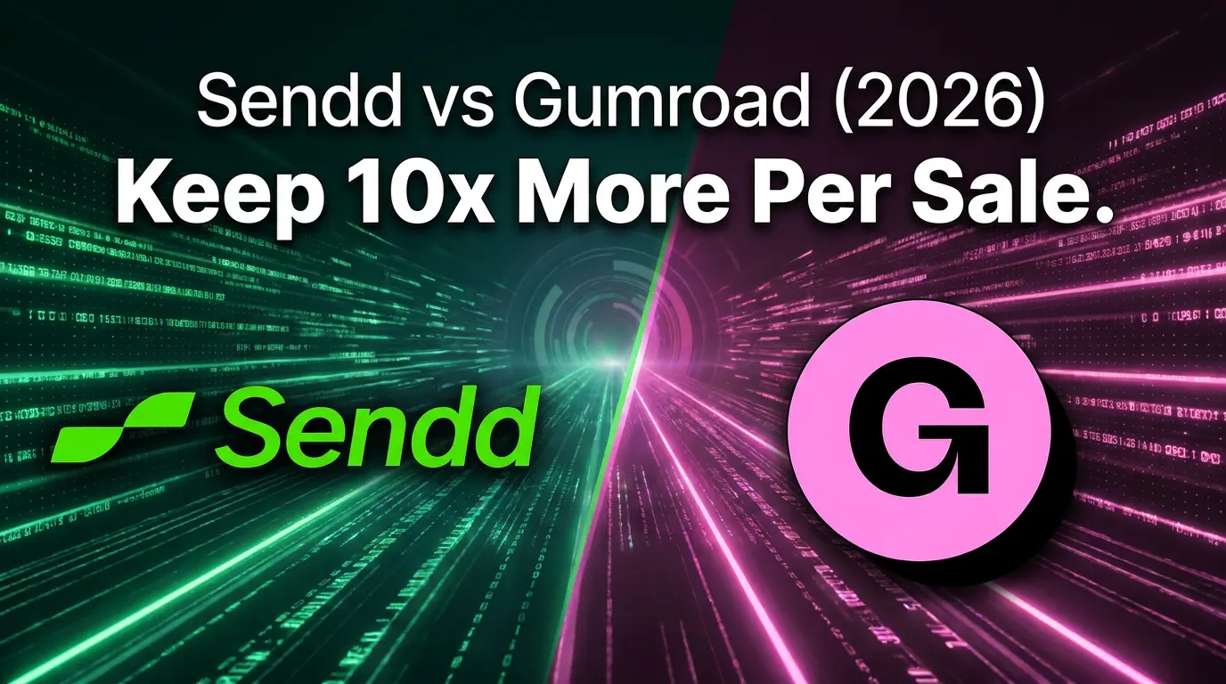 Sendd vs Gumroad (2026): Keep 10x More Per Sale